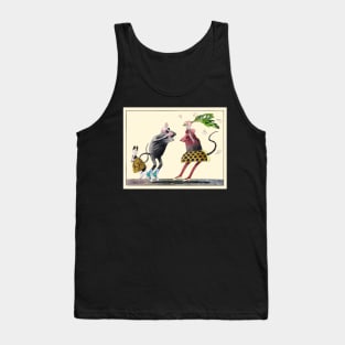 Mighty Mizzling Mouse and the Red Cabbage House Tank Top